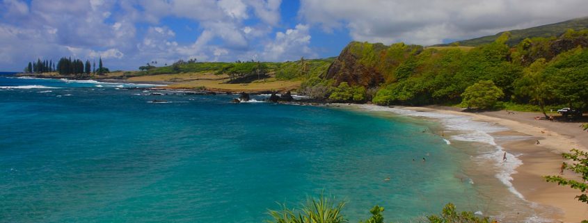 best beaches in maui - hamoa beach maui hawaii